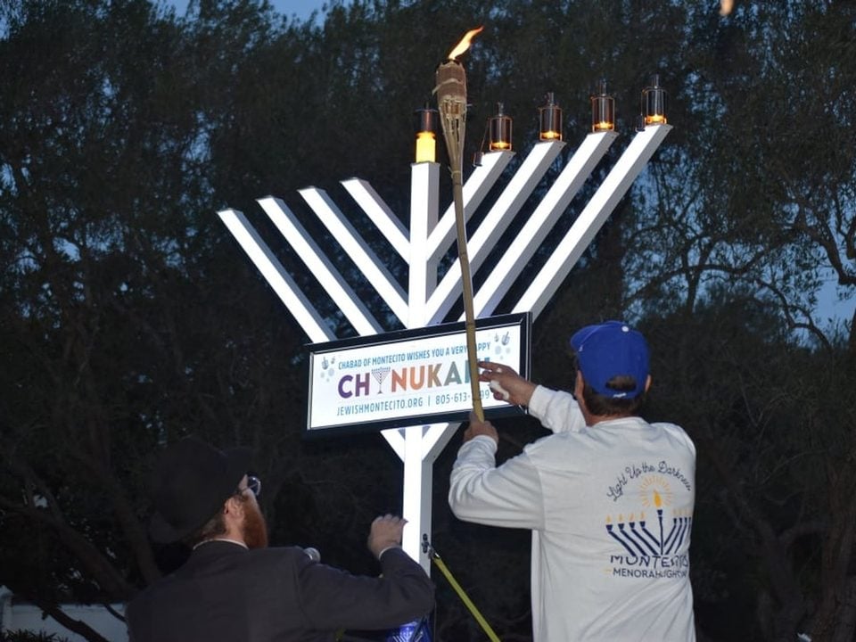 Montecito Menorah Lighting